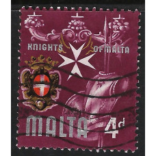 Malta Sg336 -  4d. - Knights of Malta 1965 used