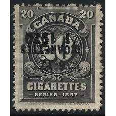 Canada Revenue 20 Cigarettes Tax Perf series 1897