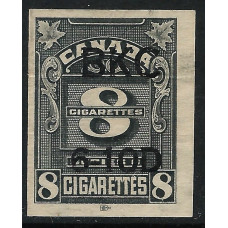 Canada Revenue 8 Cigarettes Tax Imperf 