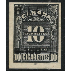 Canada Revenue 10 Cigarettes Tax Imperf 
