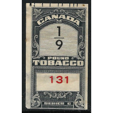 Canada Revenue 1/9 Tabacco Tax Imperf Series C