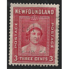 Newfoundland Sg278 -  3c. - red 1938 used