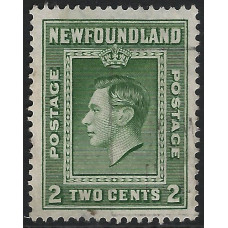 Newfoundland Sg277 -  2c. - green 1938 used