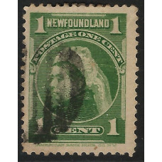 Newfoundland Sg 84 -  1c. - green 1897 used
