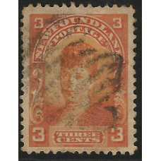 Newfoundland Sg 88 -  3c. - orange 1897 used