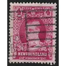 Newfoundland Sg201 -  4c. - mauve 1938 used