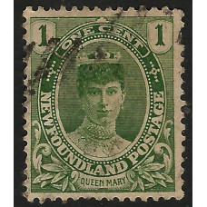 Newfoundland Sg117 -  1c. - green 1911 used