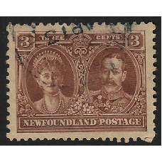 Newfoundland Sg181 -  3c. - brown 1928 used