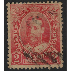 Newfoundland Sg118 -  2c. - red 1911 used