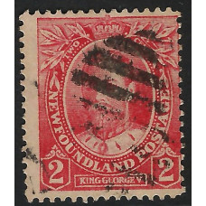 Newfoundland Sg118 -  2c. - red 1911 used