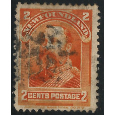 Newfoundland Sg 86 - 2c. - orange 1897 used