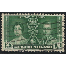 Newfoundland Sg254 -  2c. - green 1937 used
