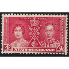 Newfoundland Sg255 -  4c. - red 1937 MM