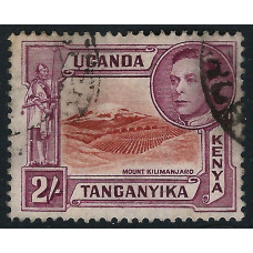 KUT Sg146b - 2s. - red and purple 1938 used