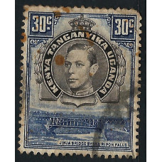 KUT  Sg141b  -  30c. - black and blue 1938 used 