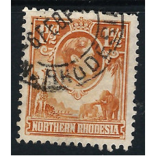 Northern Rhodesia Sg 30 - 1½d. - orange used