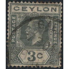 Ceylon Sg340 - 3c. - grey used