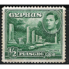 Cyprus  Sg150 - ½pi. - green 1938 MM