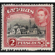 Cyprus  Sg155b - ¼2pi. - black and red 1938 used