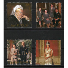 Funafuti-Tuvalu -1987 The 40th Anniversary of the Wedding of Queen Elizabeth II & Prince Philip MNH