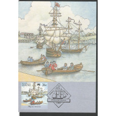Australia Sg1059 - 36c. - Officers being ferried to ships postcard unused
