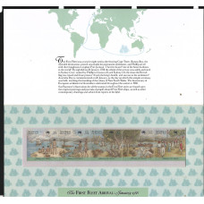 Australia Sg1105-1109 Full set in presentation booklet First Fleet MNH