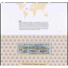 Australia Sg1064-1066 Full set in presentation booklet First Fleet at Tenerife