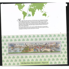Australia Sg1077-1081 Full set in presentation booklet First Fleet at Rio de Janeiro