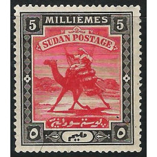 Sudan Sg 23 - 5m. - red and black 1898 MM