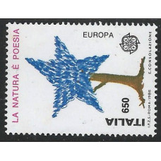Italy - Sg 1922 - 650l. - Star-shaped tree (poetry) 1986 MNH