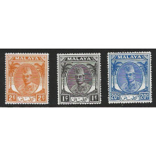 Kelantan Sg 61 + 1951  - Part set MM / MNH