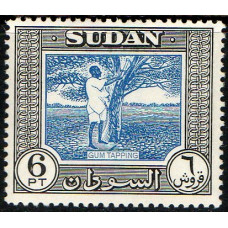 Sudan Sg135 - 6p. blue and black 1951 VLMM