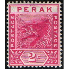 Malaya Perak Sg62 - 2c. rose 1892  MNH