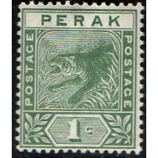 Malaya Perak Sg61 - 1c. green 1892  MNH