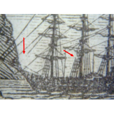 St Helena Sg 97 - ½d. grey and black MM Variety St Helena Sg 97 - ½d. grey and black MM Variety