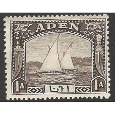 Aden Sg 9 - 1a, lr. brown Fine MM Aden Sg 9 - 1a, lr. brown Fine MM