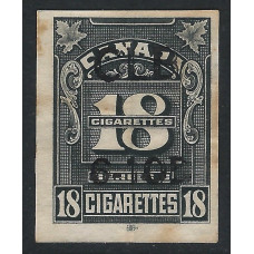 Canada Revenue Cigarette Tax Imperf Series C 
