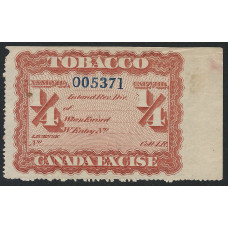 Canada Revenue Tobacco Tax perf 