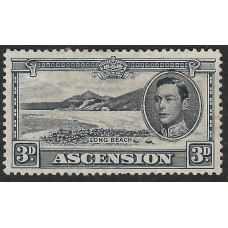 Ascension Sg 42a - 3d. black and grey Perf 13½ MMNG Ascension Sg 42a - 3d. black and grey Perf 13½ MMNG