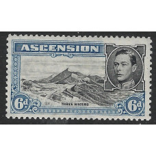 Ascension Sg 43a - 6d. black and blue . LMM Perf 13 Ascension Sg 43a - 6d. black and blue . LMM Perf 13