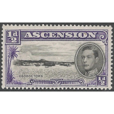 Ascension Sg 38 - ½d. black and violet . MM Perf 13½ Ascension Sg 38 - ½d. black and violet . MM Perf 13½