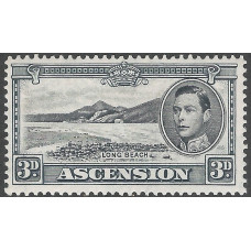 Ascension Sg 42a - 3d. black and grey Perf 13½ MM Ascension Sg 42a - 3d. black and grey Perf 13½ MM
