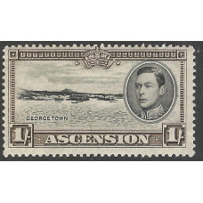 Ascension Sg 44 - 1 s. black and sepia MNH Perf 13½ Ascension Sg 44 - 1 s. black and sepia MNH Perf 13½