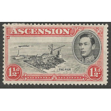 Ascension Sg 40 - 1½d. black and Carmine . MMNG Perf 13½ Ascension Sg 40 - 1½d. black and Carmine . MMNG Perf 13½