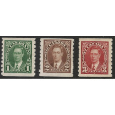 CANADA Sg 368-370 - 1937 Coil Stamps LMM
