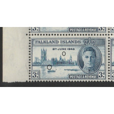 FALKLAND ISLANDS Sg165 - 3d BLUE BLOCK x8 MNH + VARIETIES FALKLAND ISLANDS Sg165 - 3d BLUE BLOCK x8 MNH + VARIETIES