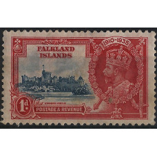 Falkland Islands Sg139 - 1935 Silver Jubilee Variety colour shift MM Falkland Islands Sg139 - 1935 Silver Jubilee Variety colour shift MM