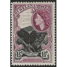 St. Helena Sg 155 - 1½d. black and reddish purple MM St. Helena Sg 155 - 1½d. black and reddish purple MM