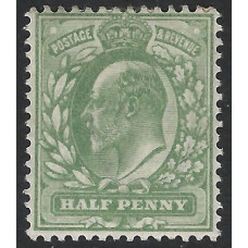 KEDVII - M2(1) - Sg217  ½d Pale Yellowish Green  MNH 