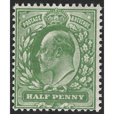KEDVII - M3(1) - Sg267  ½d Dull Yellow Green MNH